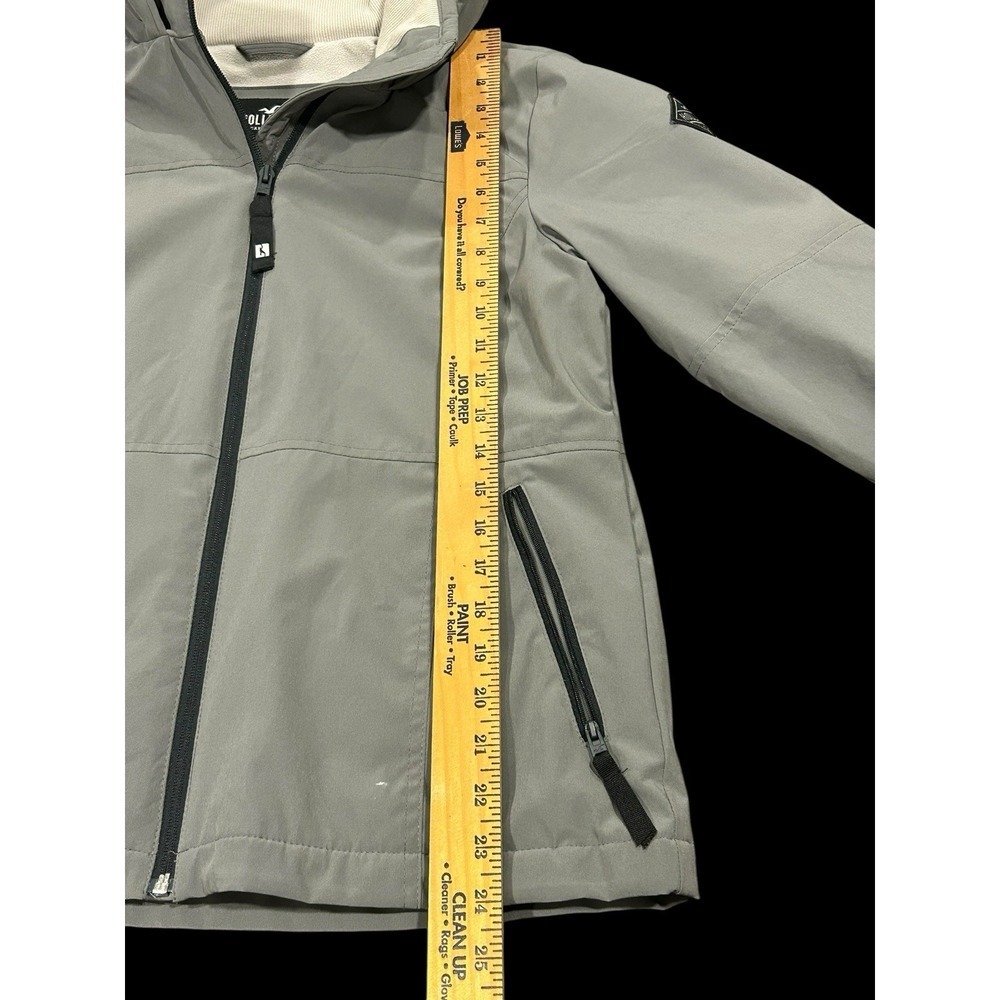 Hollister California All Weather Jacket Women's Medium Grey Hooded Winter Coat - Picture 9 of 16